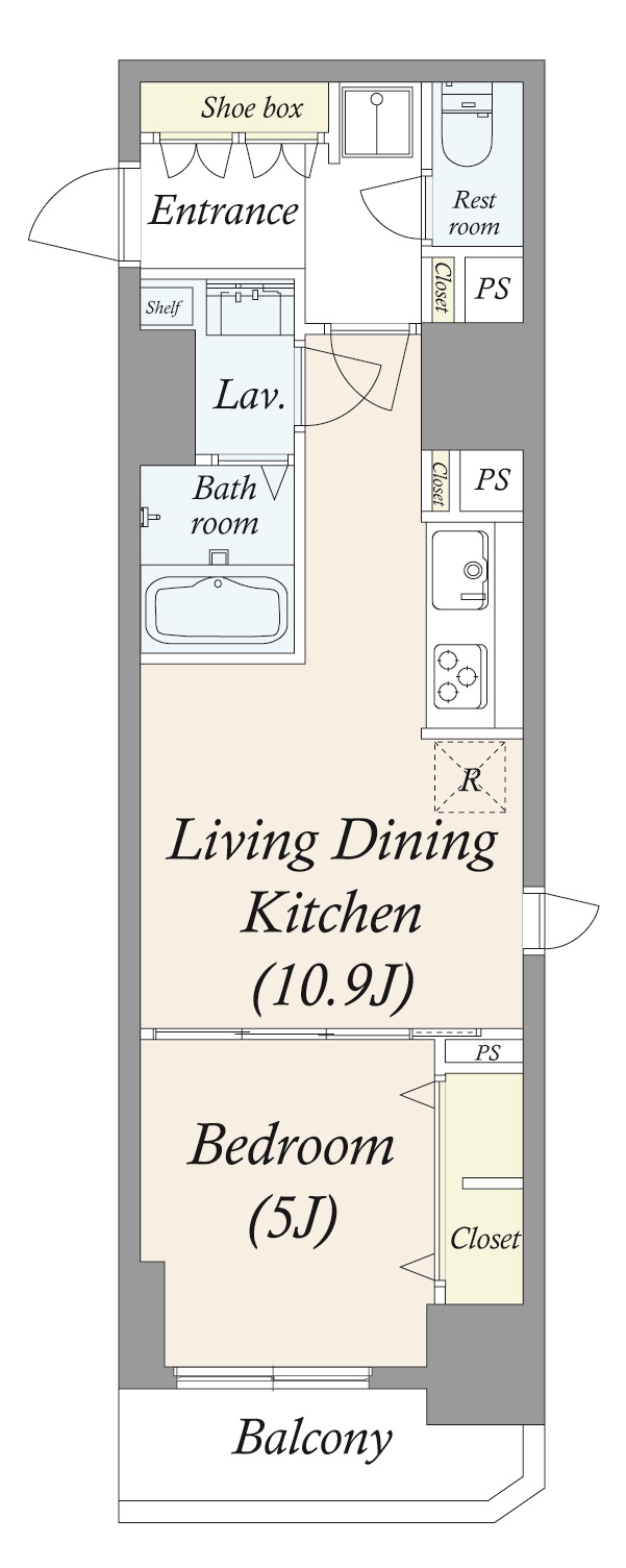 ＧＲＡＮ ＰＡＳＥＯ 浅草入谷12階 ☆新築1ＬＤＫ/仲介手数料【０円】家賃２か月【0円】☆