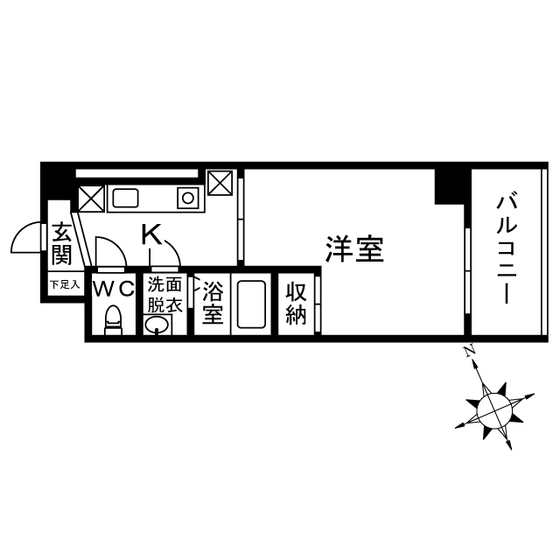 メゾンド・ピア　７304号室 間取