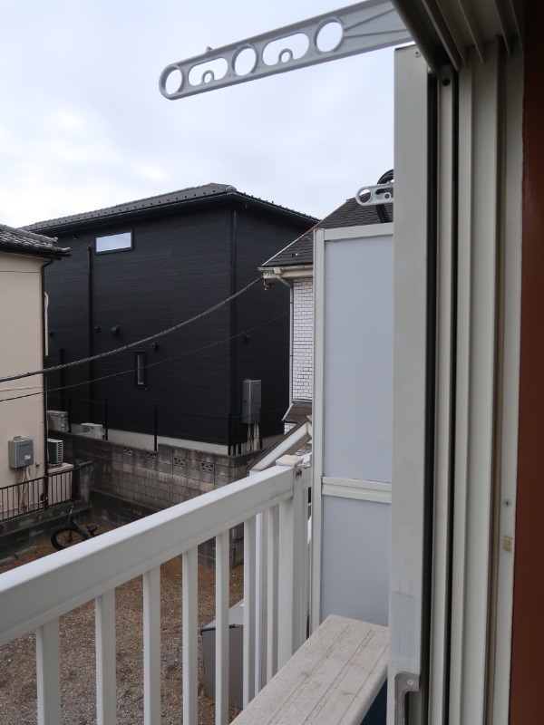 ハッピーハイツ2階 バルコニー