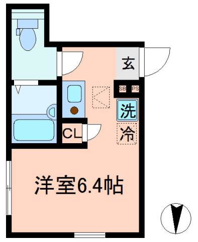 クレール自由が丘1階 間取