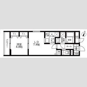リーブルファイン大成町101号室 間取