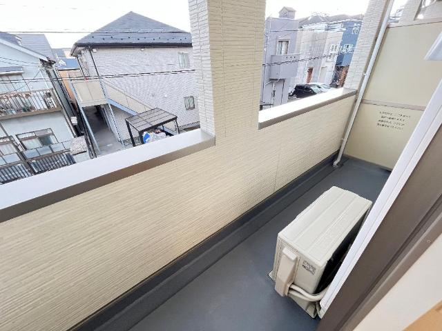 （仮称）小田原市田島マンション新築工事107号室 ベランダ（イメージ）