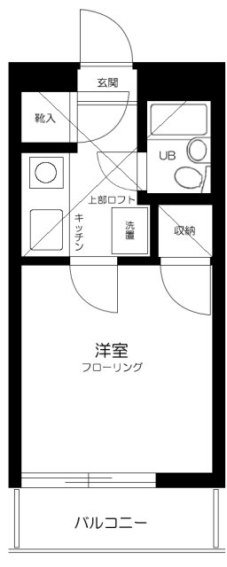 プラザ常盤台1階 間取