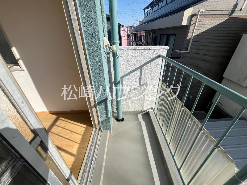 三田沼袋コーポ バルコニー