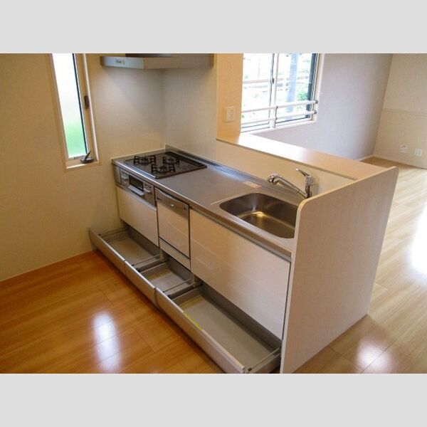 リバーサイド・レジデンス201号室 キッチン