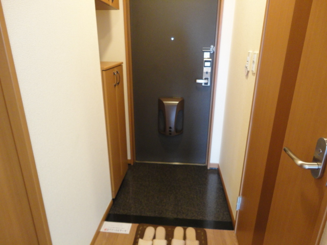 イフェクト301号室 玄関（下足箱あり）