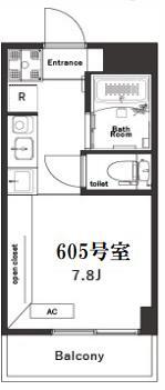 Belleviage Yokohama6階 間取