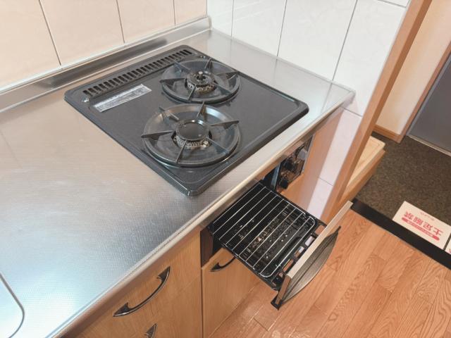 ラ・カーサおゆみⅡ 2口ガスコンロ