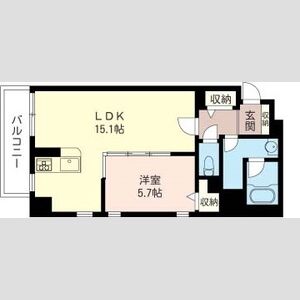 グランヒルサイド703号室 間取