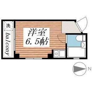 ヴィラ北野0102号室 間取