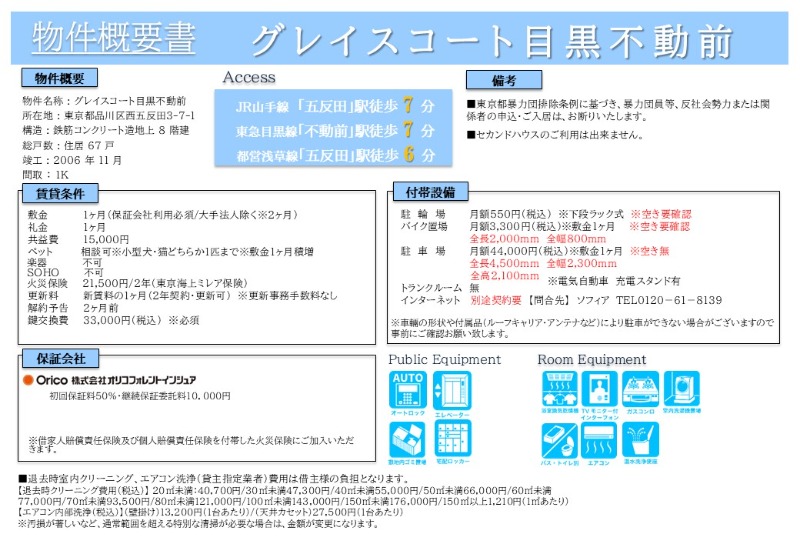 グレイスコート目黒不動前5階 部屋その他