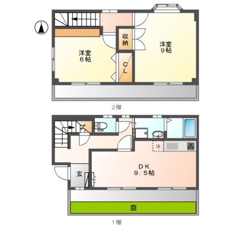 パールハイム10101号室 間取