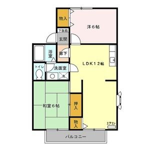 ラ・フランセ　参番館201号室 間取