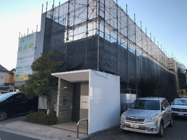 ラフィーネ港北Ⅲ1階 大規模修繕施工中！2022年2月完成予定！！