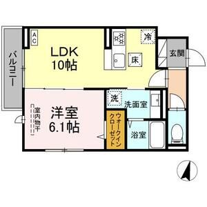 ルリアン西寺尾Ⅰ101号室 間取