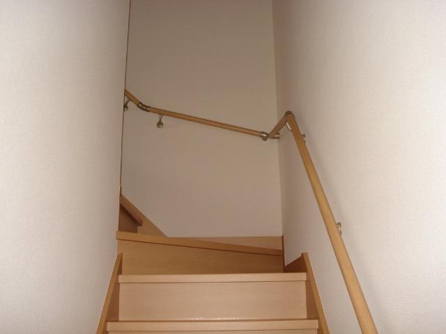 リバーサイド　グリーン201号室 階段