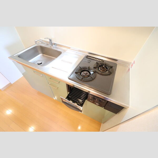 ウィスタリア410号室 ★システムキッチン2口ガス★