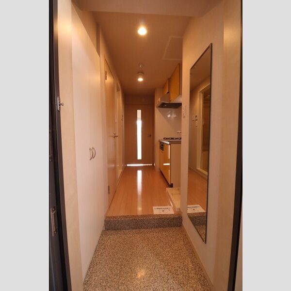 カスタリア要町0806号室 玄関に鏡とシューズBOX