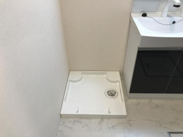 川口市大字安行領根岸　アパート新築工事102号室 洗濯機置場（イメージ）