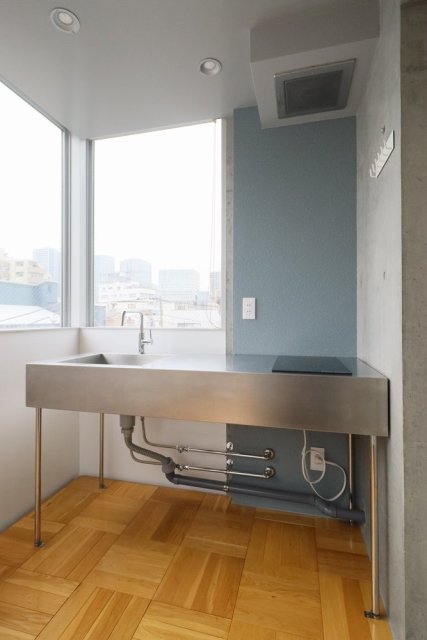 Ｍｏｎ－ｎａｋａ　Ａｐａｒｔｍｅｎｔ　Ｔｅｒｒａｃｅ キッチン