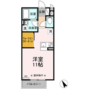 DEAR-COURT106号室 間取