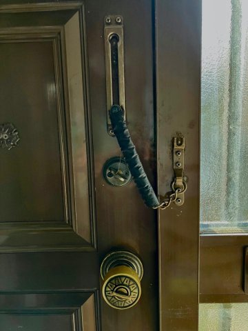 鎌ヶ谷五丁目戸建 安心設備｜チェーンロック付き