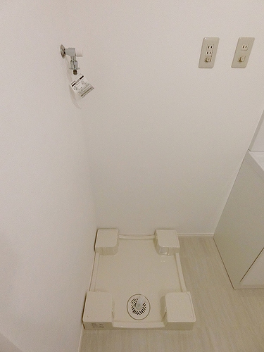ライオンズステーションプラザ半蔵門4階 室内洗濯機置場　※前回募集時2018年3月の写真