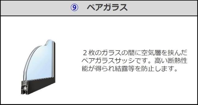 イーストフェザー102号室 ペアガラス（イメージ）