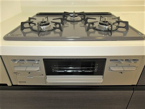 ライオンズガーデン大宮日進第２ 3口ガスコンロ、グリル※前回募集時2020年1月撮影