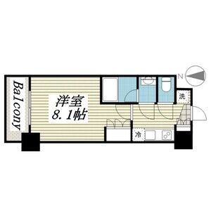 プレスタイル菊川0602号室 間取