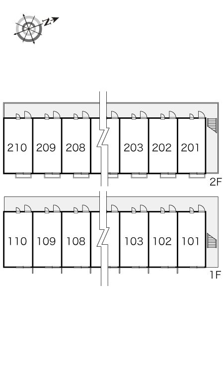 レオパレスラピスライト104号室 部屋その他