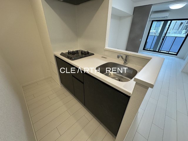 ＧＲＡＮ ＰＡＳＥＯ三宿2階 ガス２口システムキッチン