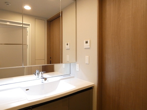 ジオ板橋大山 三面鏡付洗面化粧台