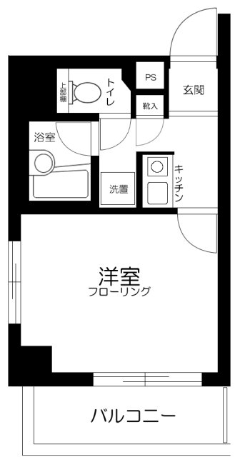 スカイコート日本橋人形町第２8階 間取