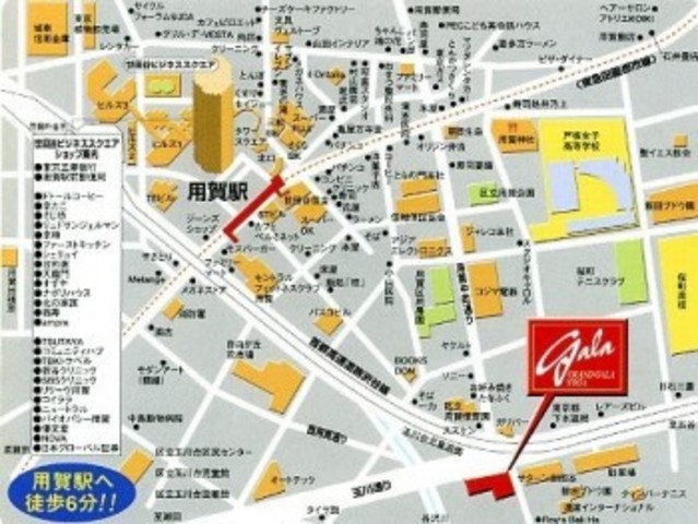 グランド・ガーラ用賀2階 MAP 高級分譲賃貸マンション♪グランド・ガーラ用賀♪