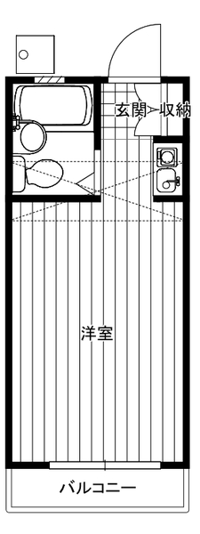 メイト・テン104号室 間取