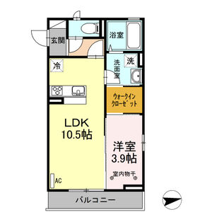 セジュールウィン301号室 間取