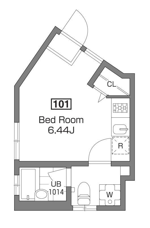 RIKO HOUSE1階 間取り図