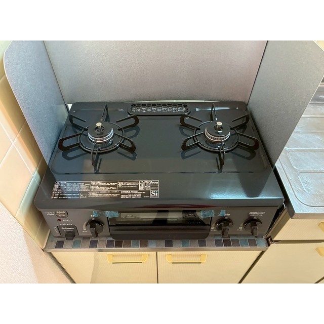 ハッピーハイツ202号室 2口コンロ