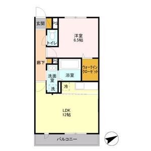 Sejour BoW(セジュール　ボウ)302号室 間取