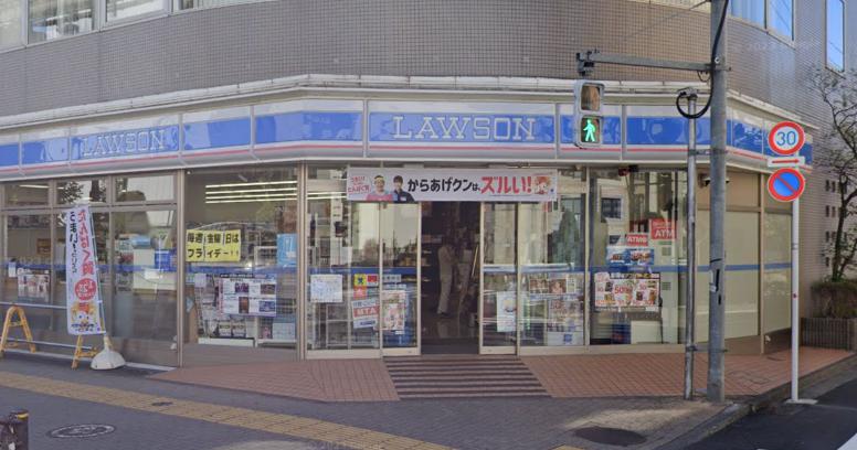 カルカソンヌ立川 【コンビニエンスストア】ローソン 立川南口大通店まで993ｍ