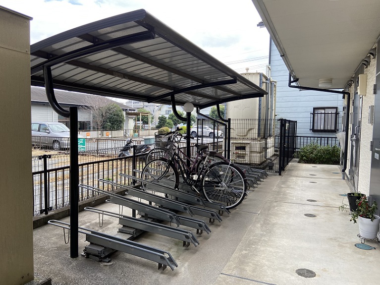 レオパレスプレジオ107号室 駐輪場