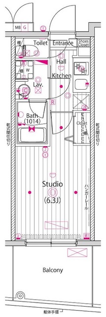 ガーラ横濱関内グランドステージ5階 間取