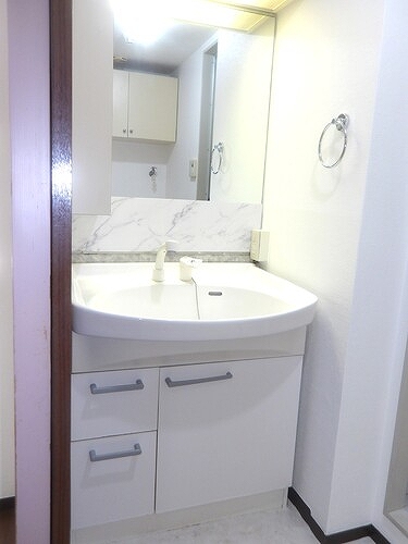 モアコート和光2階 洗面台　※前回募集時2025年9月の写真