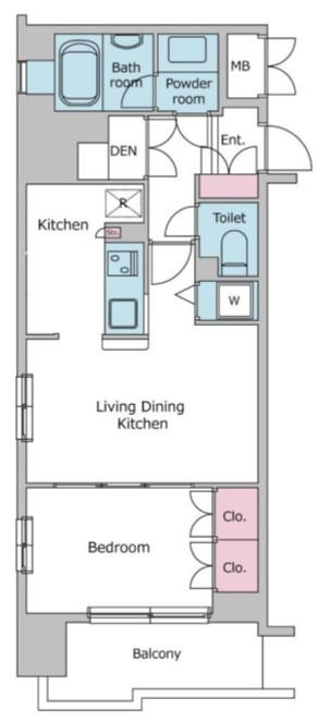 レジディア御茶ノ水5階 間取り