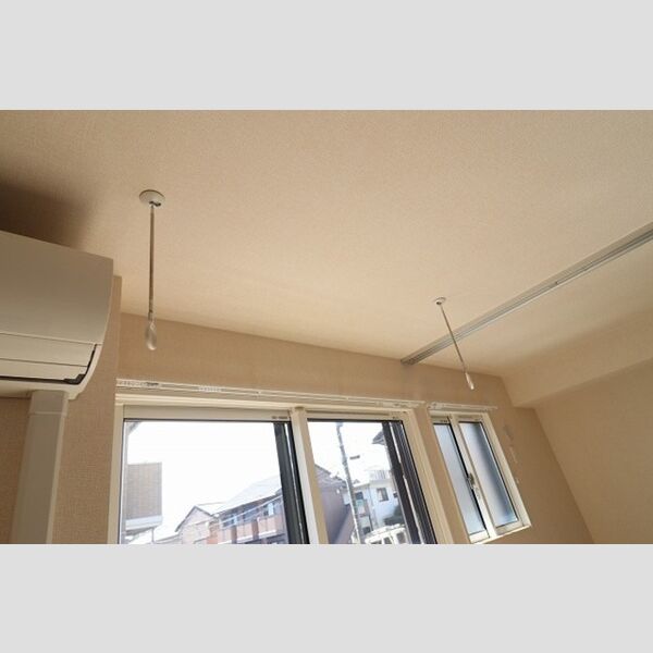 ロックヒル101号室 室内物干し