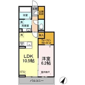 コンフォルト305号室 間取