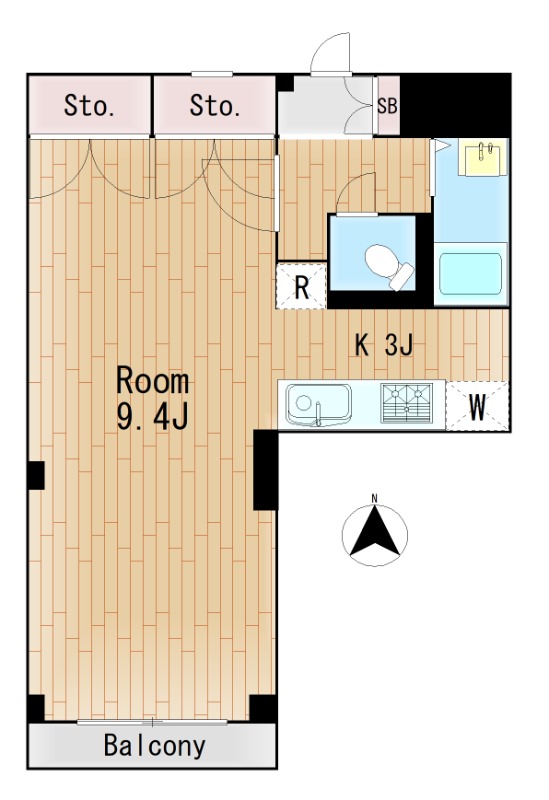 ウインベルデュエット川崎3階 間取
