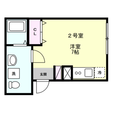 グランジュテ黄金町302号室 間取