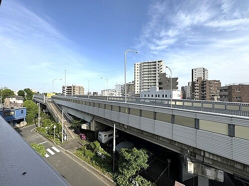 ライオンズシティ浦和常盤4階 バルコニーからの眺望　※前回募集時2024年4月の写真